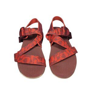 Chaco Confluence Sandals Women's 9 Grenadine Red Pink Strappy Comfort